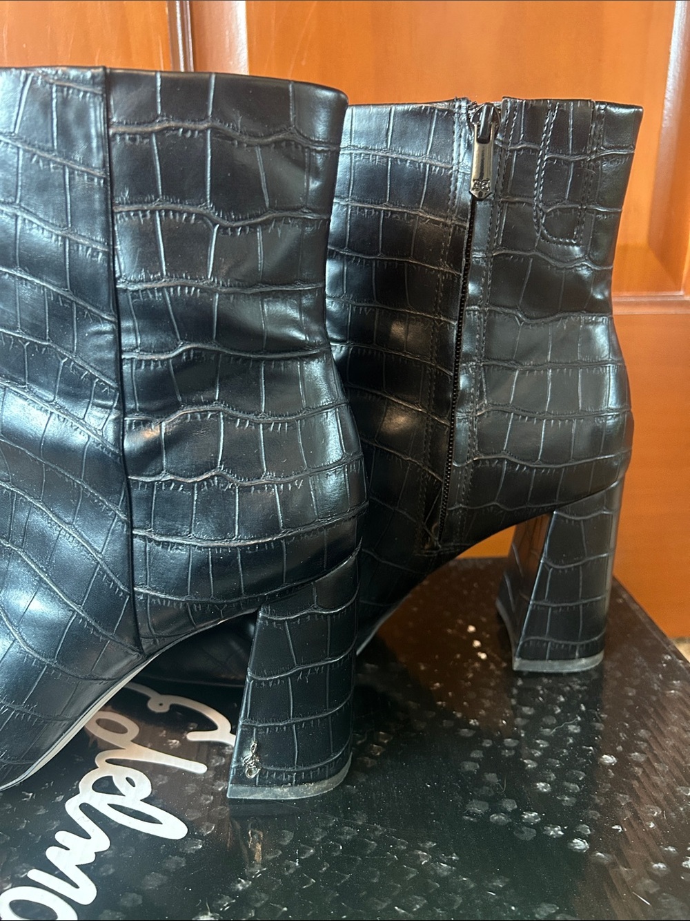 Square Toe Booties - Picture 5 of 7